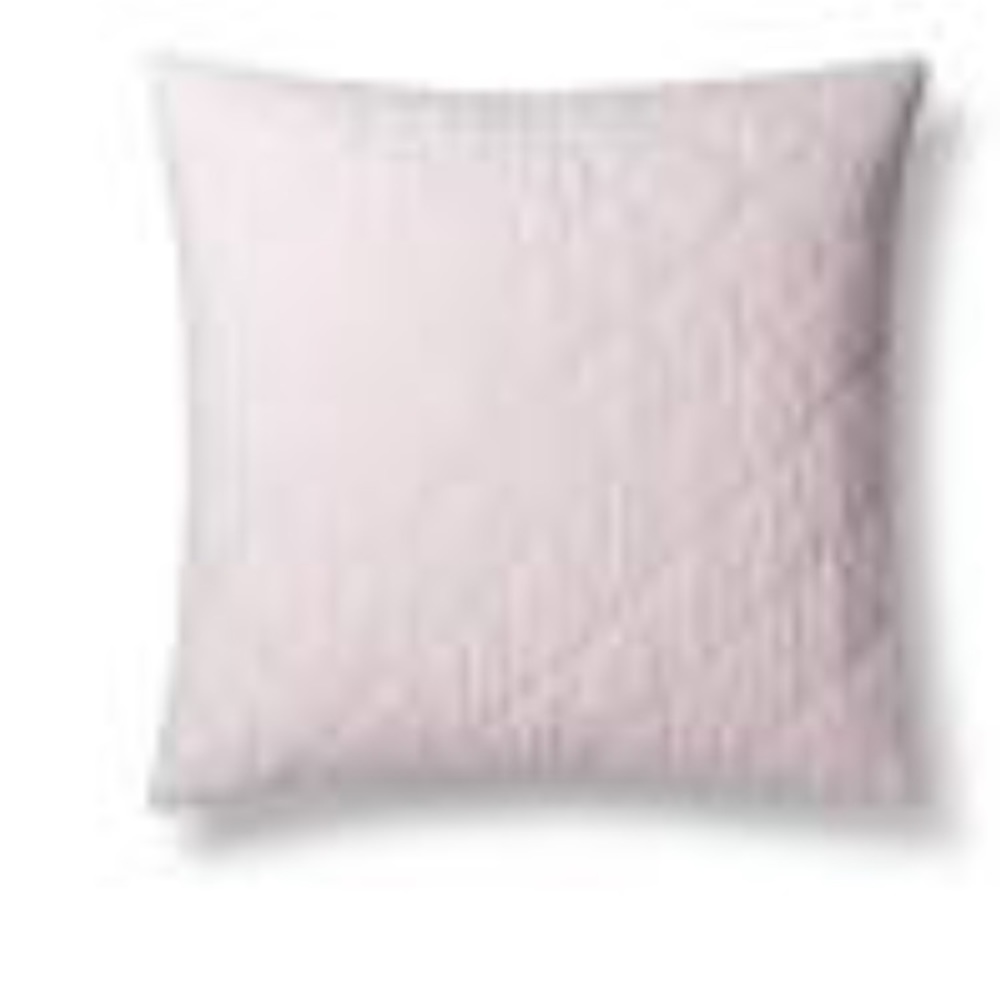 NW SIMPLY SHABBY CHIC PINK VELVET EURO SHAM